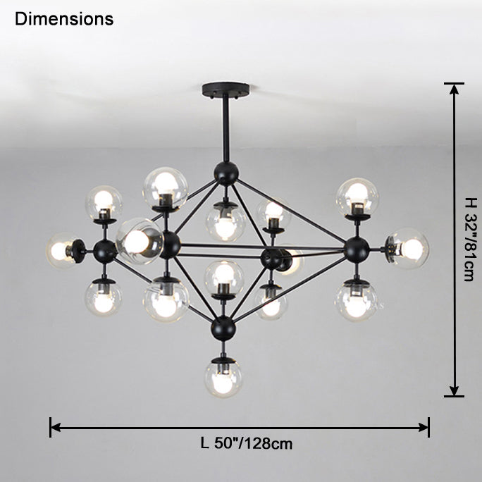 Sputnik Sphere Chandelier-LM1041 - Lumora