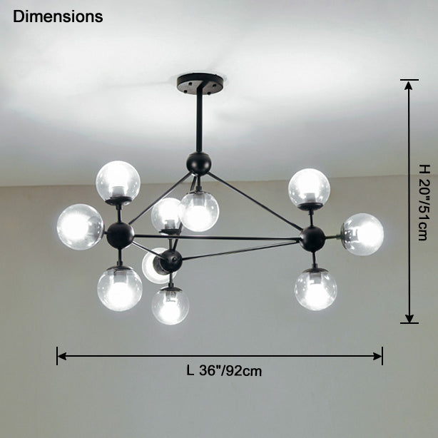 Sputnik Sphere Chandelier-LM1041 - Lumora