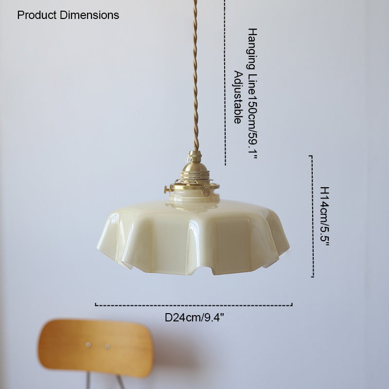 Vintage Glass Pendant Light - LM1106 - Lumora