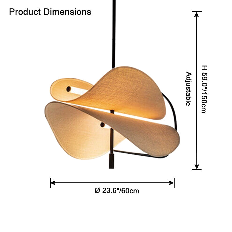 Fabric LED Pendant Light - LM1074 - Lumora