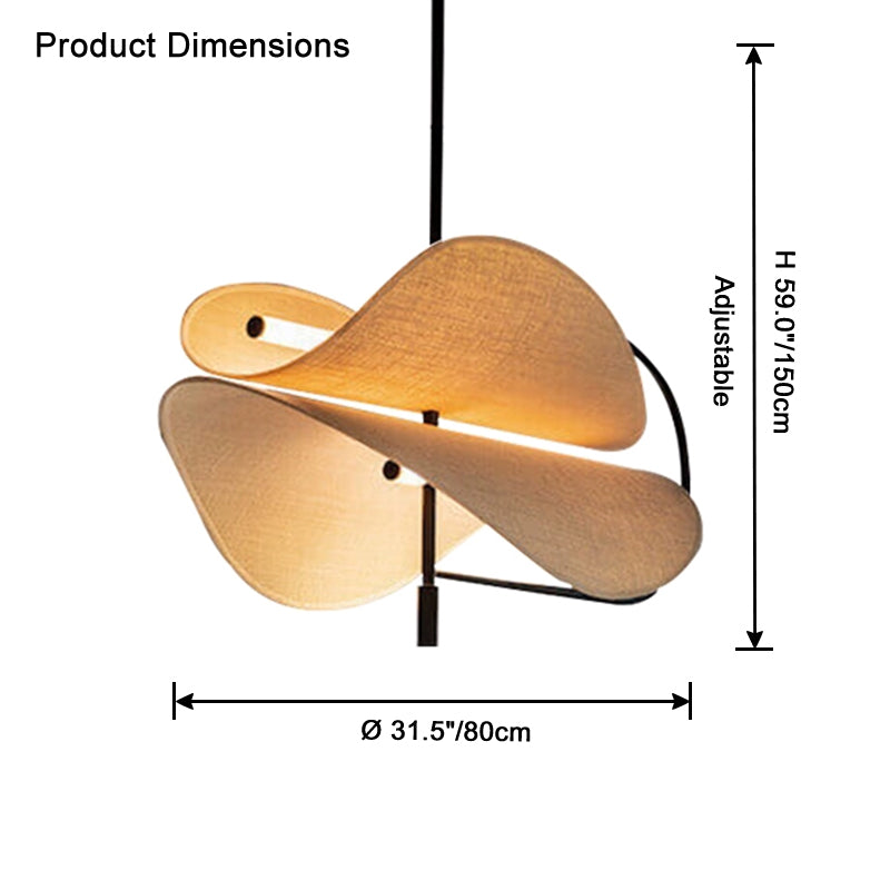Fabric LED Pendant Light - LM1074 - Lumora
