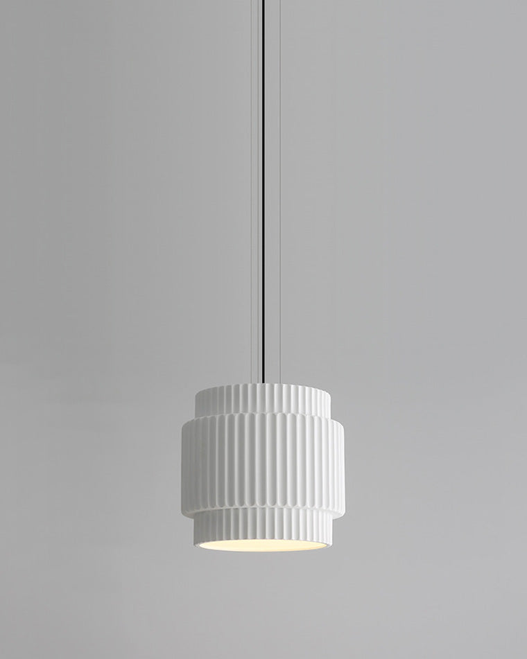 Modern Ribbed Resin Pendant Light - LM1105 - Lumora