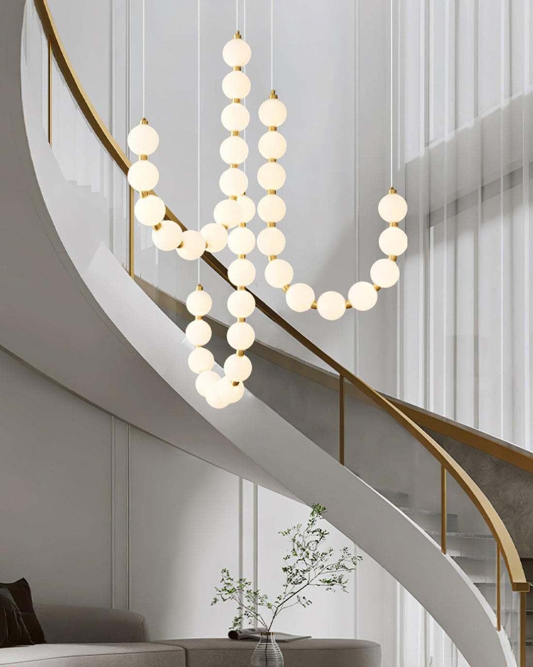 Necklace-Inspired Chandelier - LM1022 - Lumora
