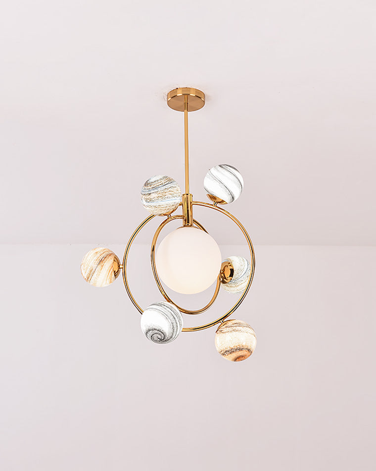 Lunaris Orbit Glass Chandelier - LM1099 - Lumora