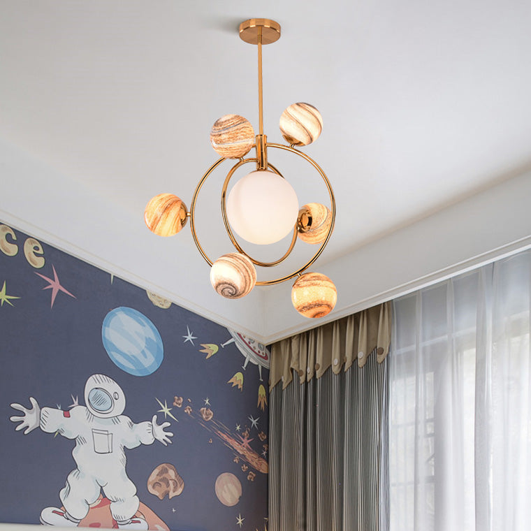 Lunaris Orbit Glass Chandelier - LM1099 - Lumora