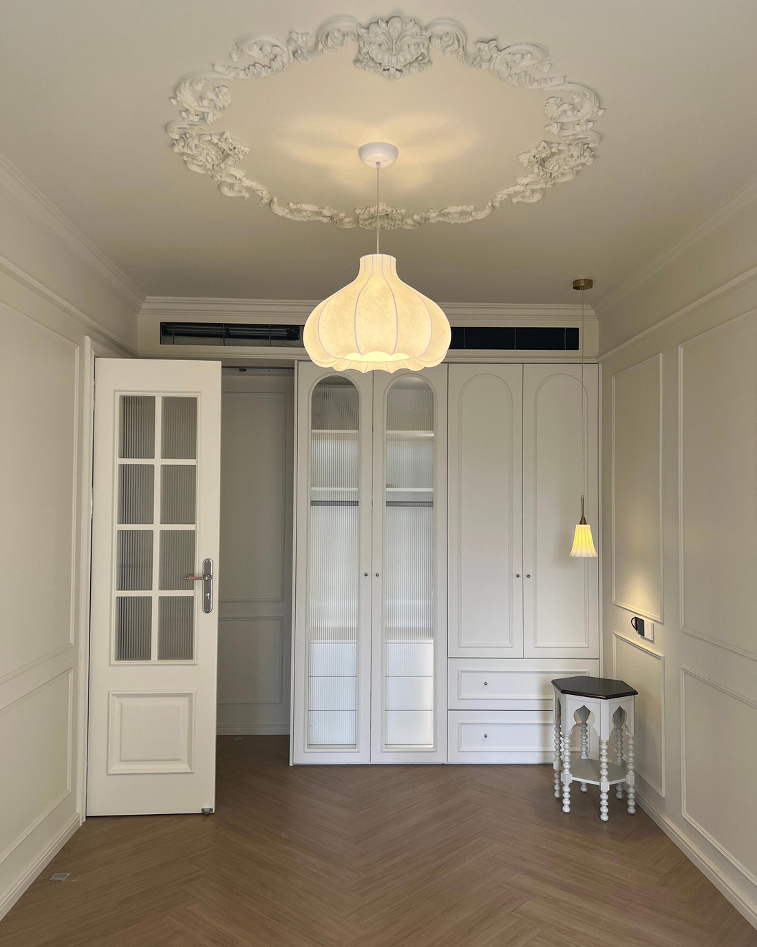 Japanese Wabi Sabi Silk Pendant Light - LM1110 - Lumora