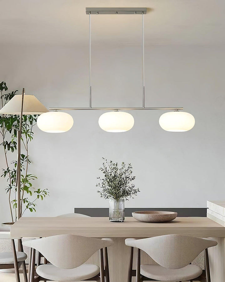 Frosted Glass Linear Chandelier - LM1112
