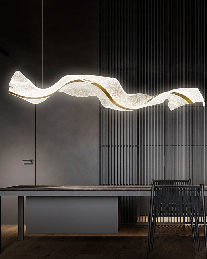 Gold LED Linear Chandelier - LM1116