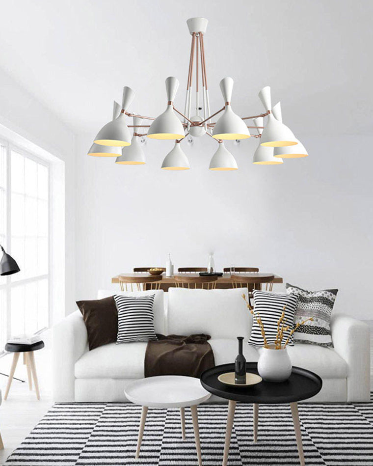 Modern Nordic Black & Gold Chandelier - LM1109 - Lumora