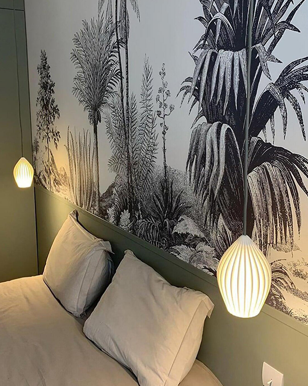 Aurora Luxe Ribbed Ceramic Pendant Light - LM1084 - Lumora