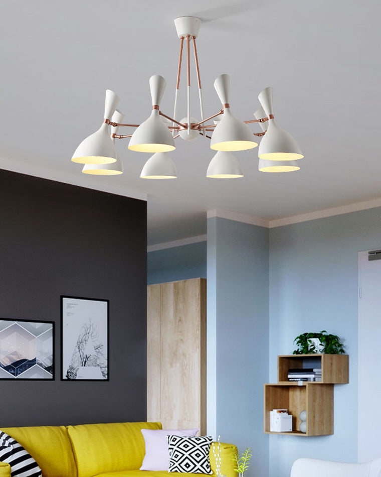 Modern Nordic Black & Gold Chandelier - LM1109 - Lumora
