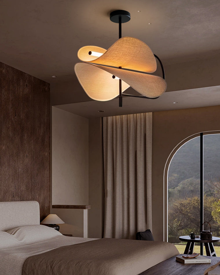 Fabric LED Pendant Light - LM1074 - Lumora