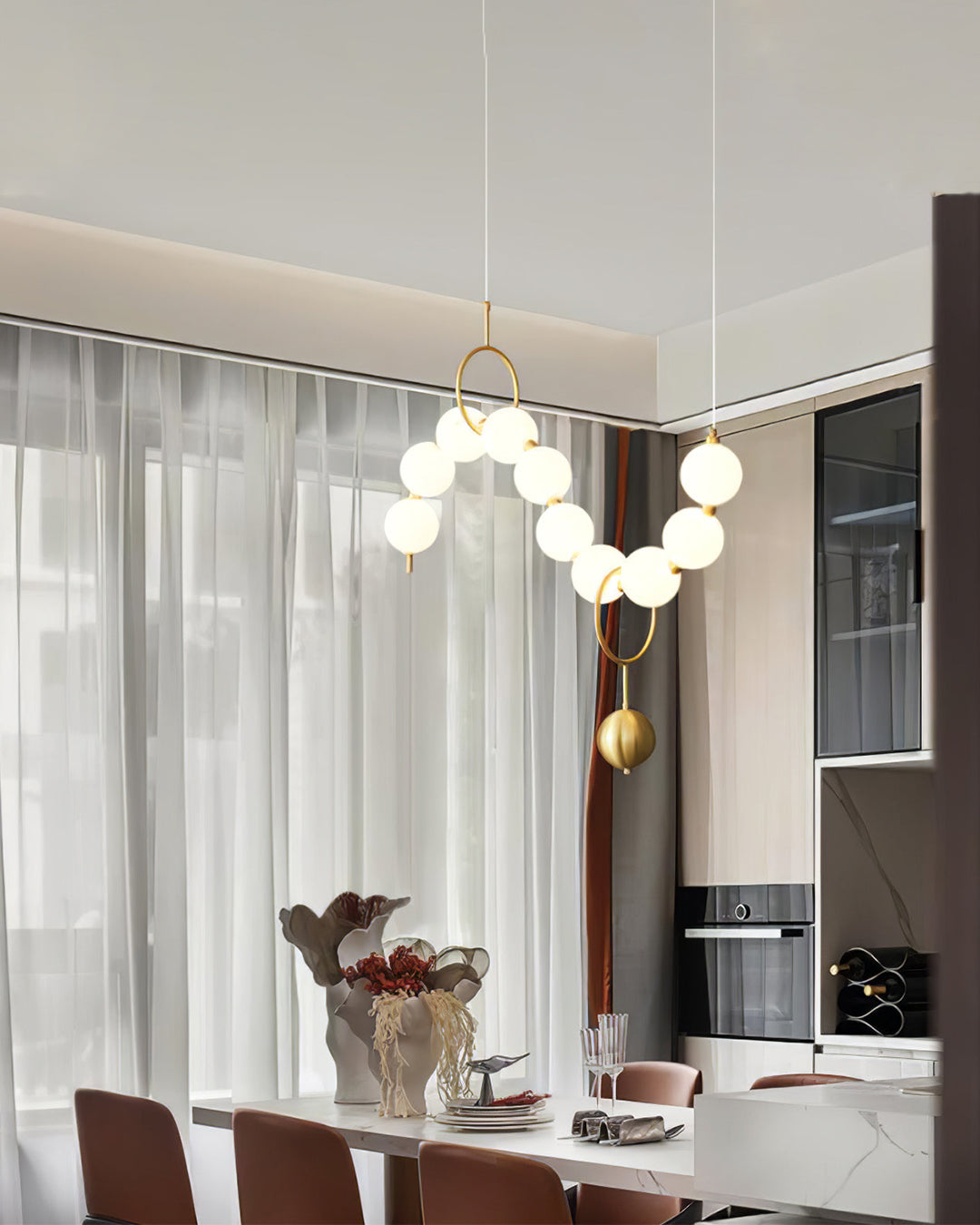 Necklace-Inspired Chandelier - LM1022 - Lumora