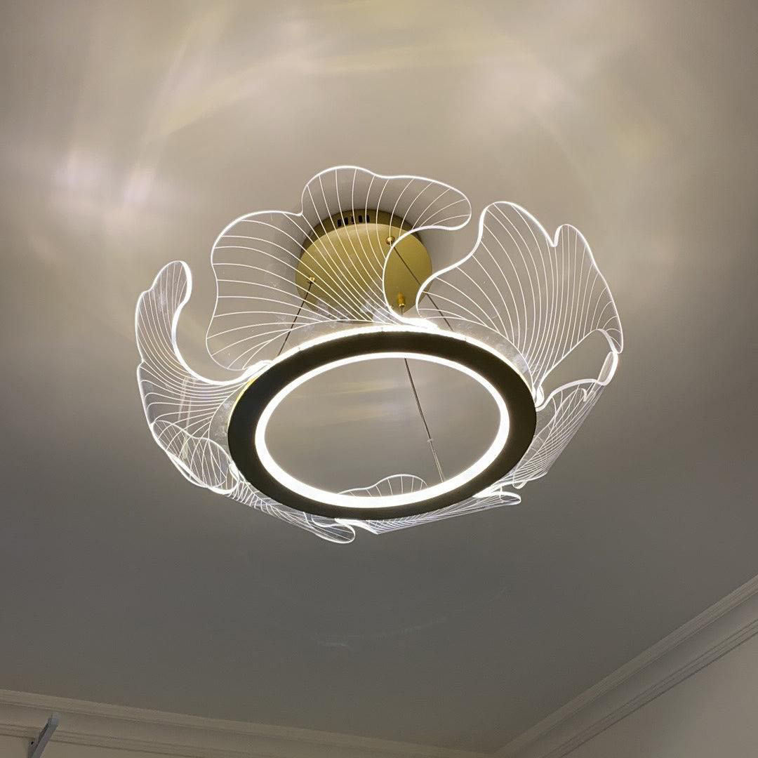 Modern Lotus Leaf LED Chandelier – LM1066 - Lumora