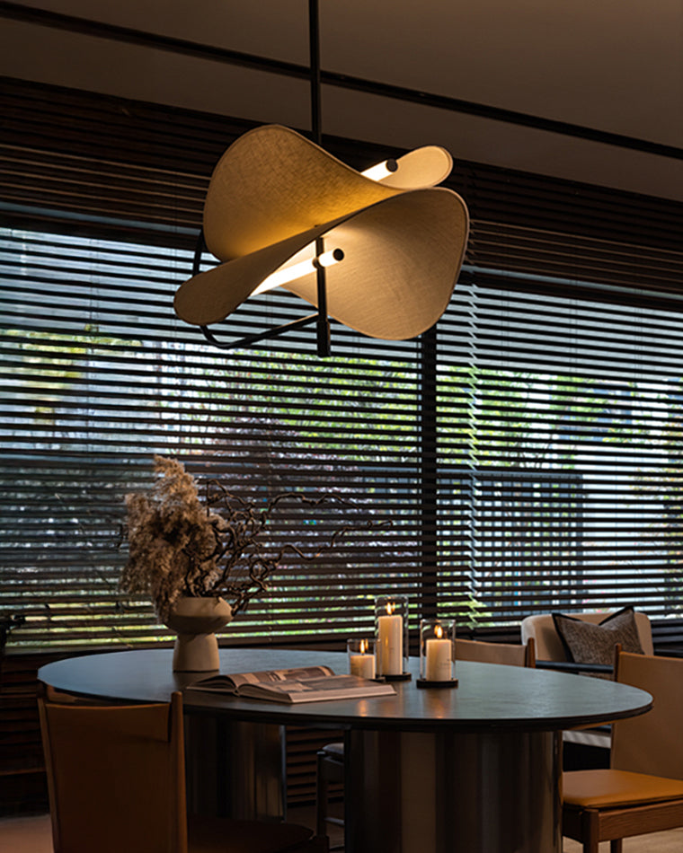 Fabric LED Pendant Light - LM1074 - Lumora