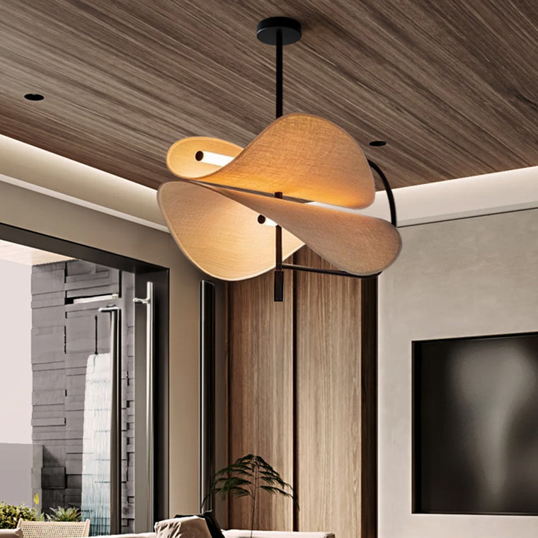 Fabric LED Pendant Light - LM1074 - Lumora
