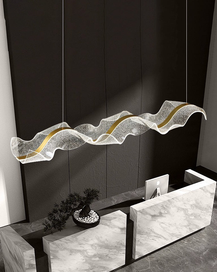 Gold LED Linear Chandelier - LM1116