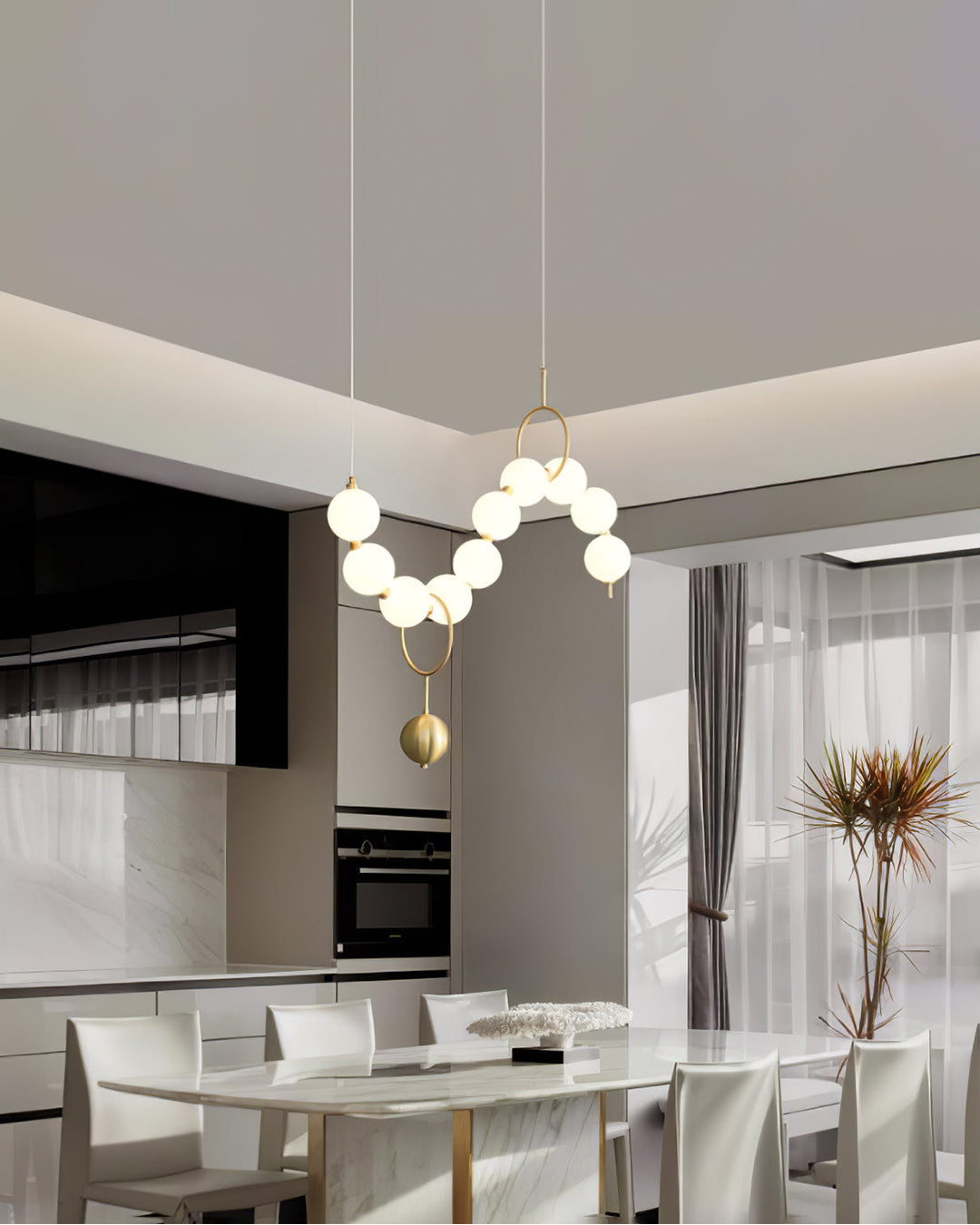Necklace-Inspired Chandelier - LM1022 - Lumora