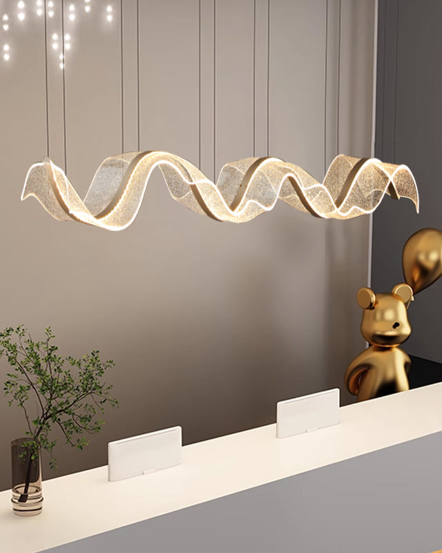 Gold LED Linear Chandelier - LM1116