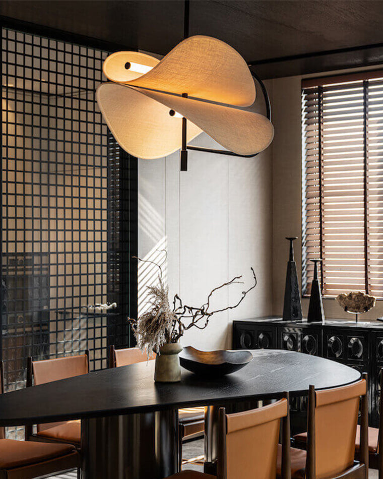 Fabric LED Pendant Light - LM1074 - Lumora