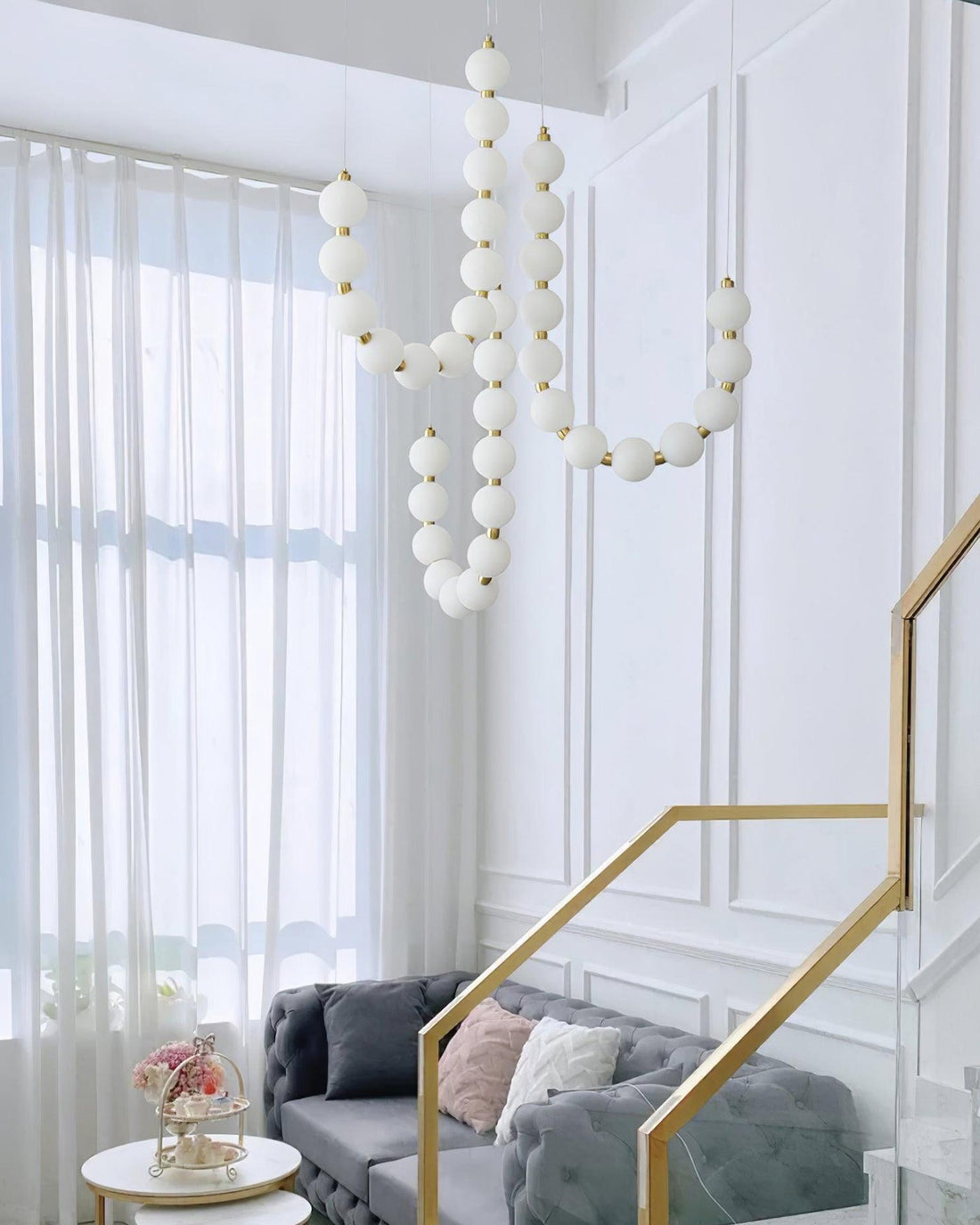 Necklace-Inspired Chandelier - LM1022 - Lumora