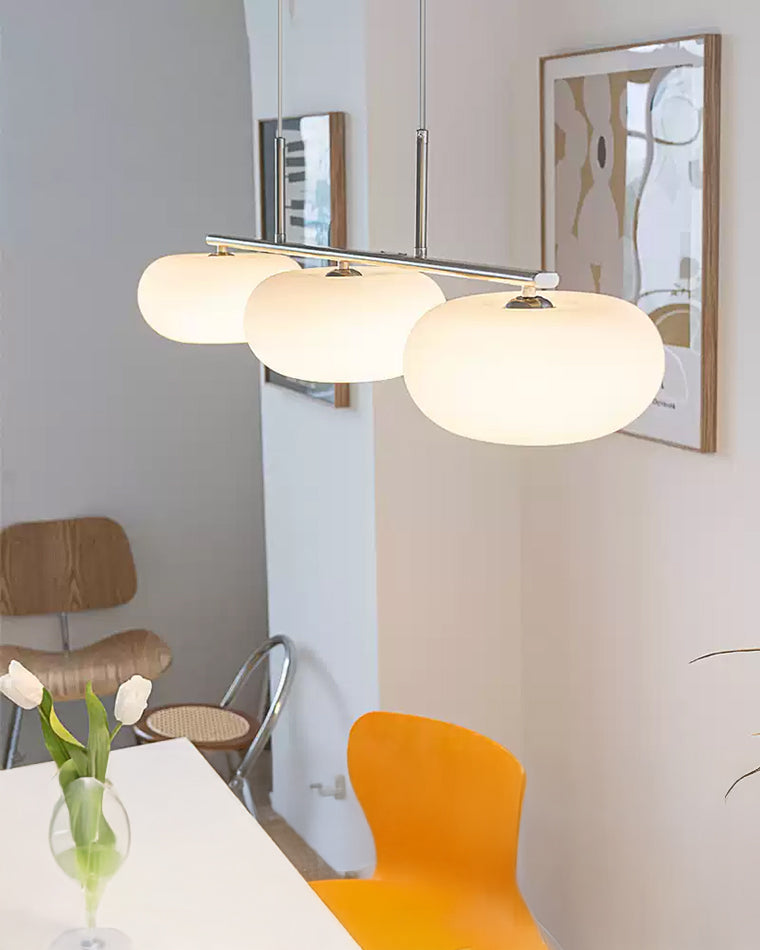 Frosted Glass Linear Chandelier - LM1112