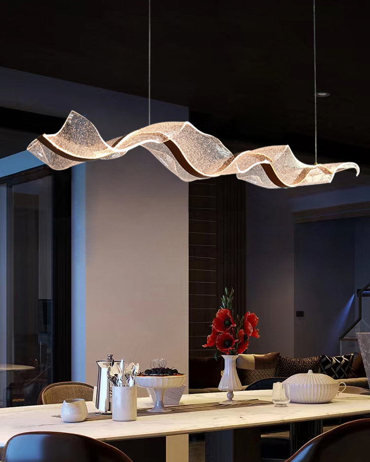 Gold LED Linear Chandelier - LM1116