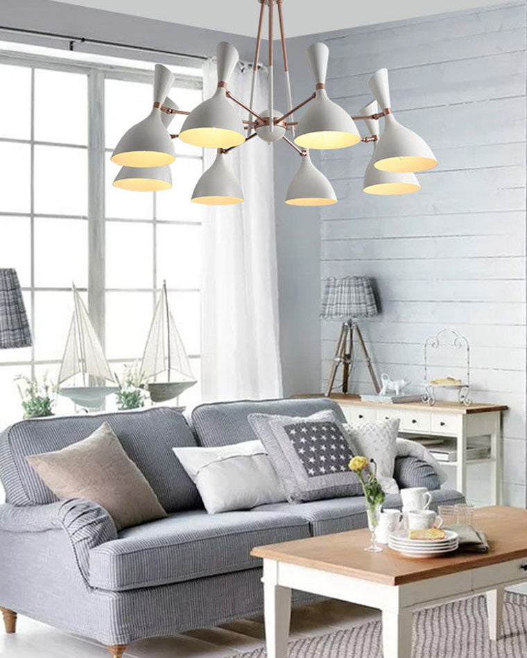 Modern Nordic Black & Gold Chandelier - LM1109 - Lumora