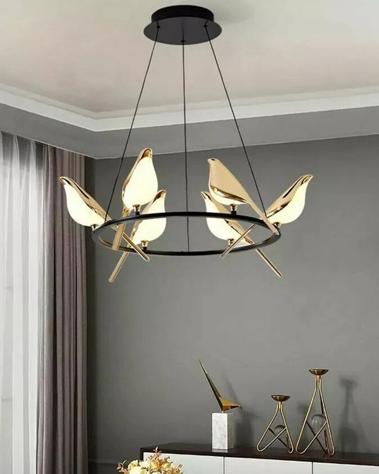 Bird Design LED Chandelier - LM1075 - Lumora