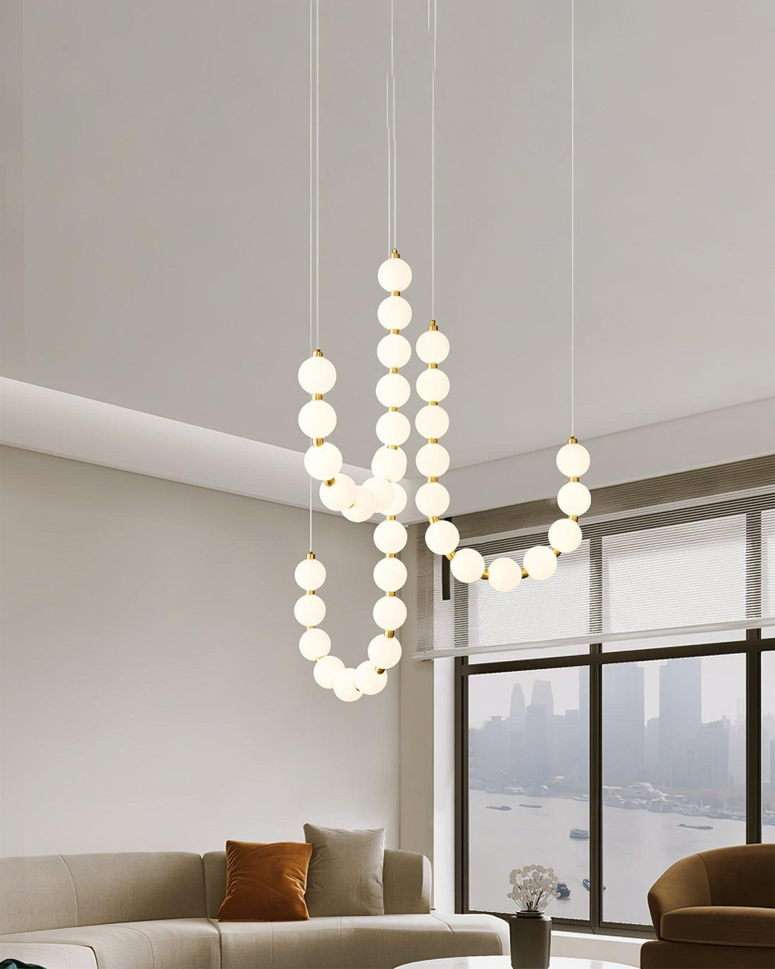 Necklace-Inspired Chandelier - LM1022 - Lumora