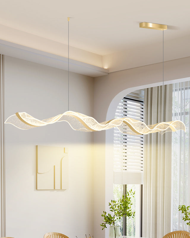 Gold LED Linear Chandelier - LM1116