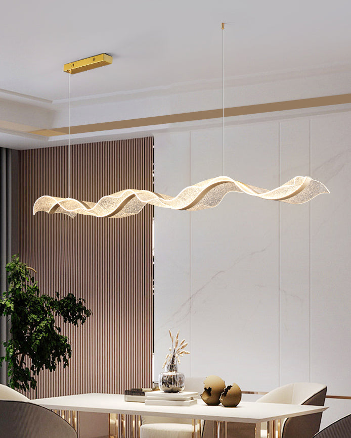 Gold LED Linear Chandelier - LM1116