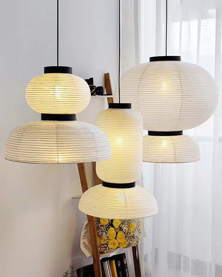 Kyoto White Paper Pendant Light - LM1102 - Lumora