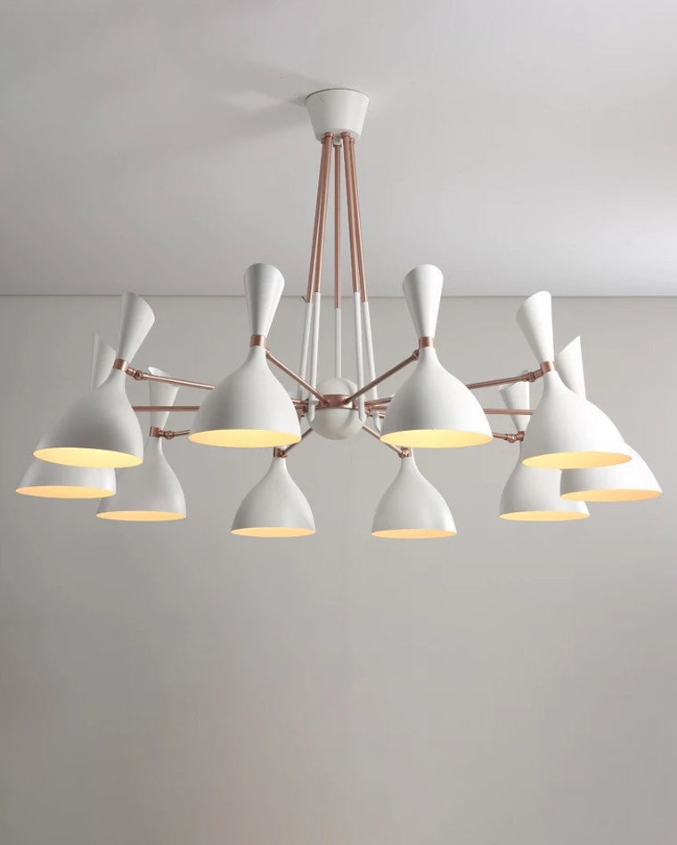 Modern Nordic Black & Gold Chandelier - LM1109 - Lumora
