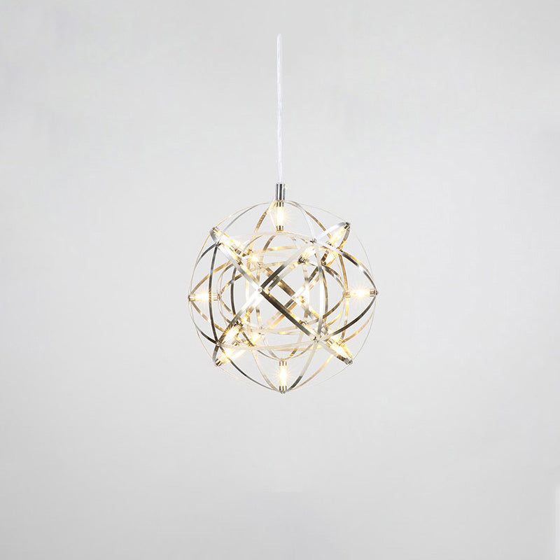 Luxury Chrome LED Sphere Chandelier - LM1073 - Lumora