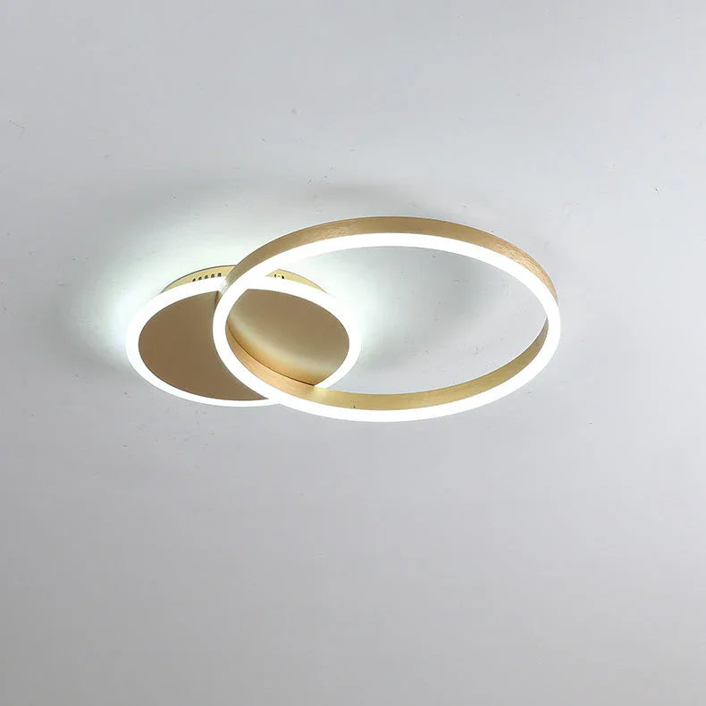 Gold Circular LED Ring Chandelier - LM1020 - Lumora