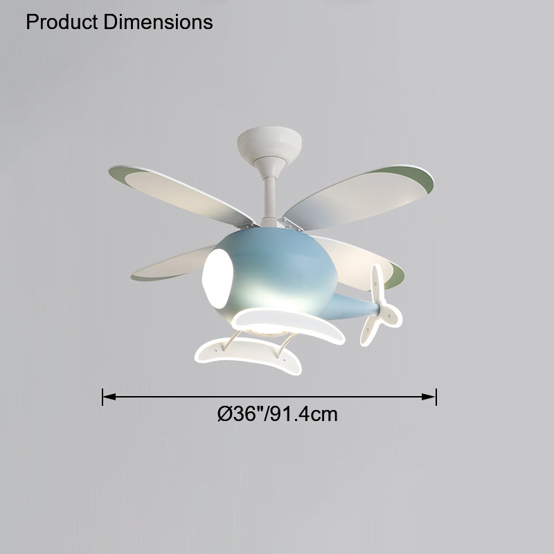 Kids Helicopter LED Ceiling Light - LM1076 - Lumora