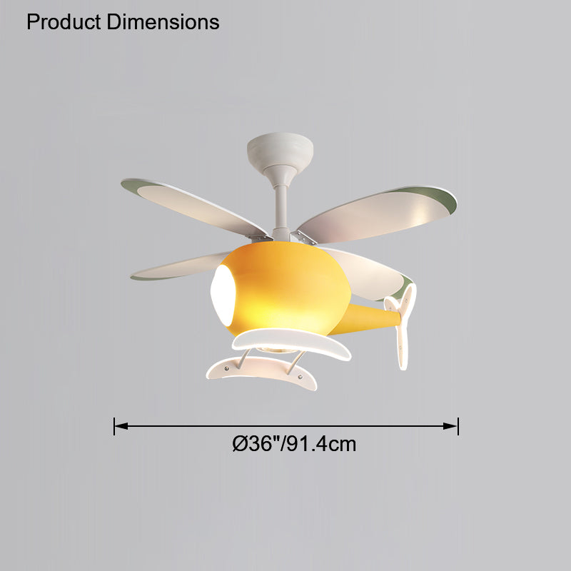 Kids Helicopter LED Ceiling Light - LM1076 - Lumora