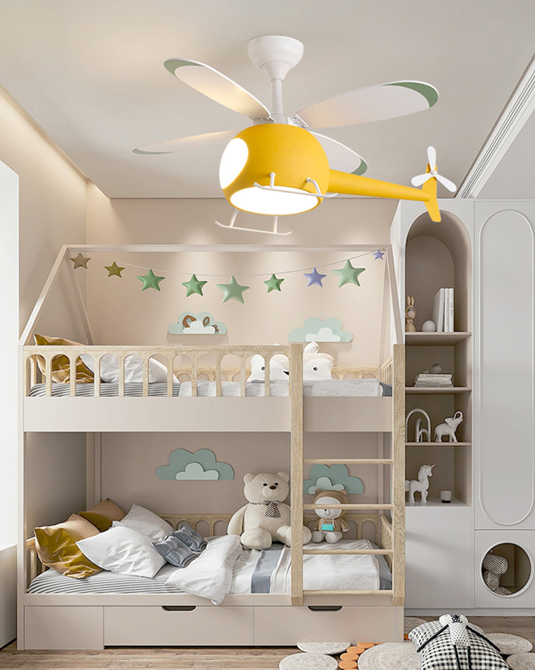 Kids Helicopter LED Ceiling Light - LM1076 - Lumora