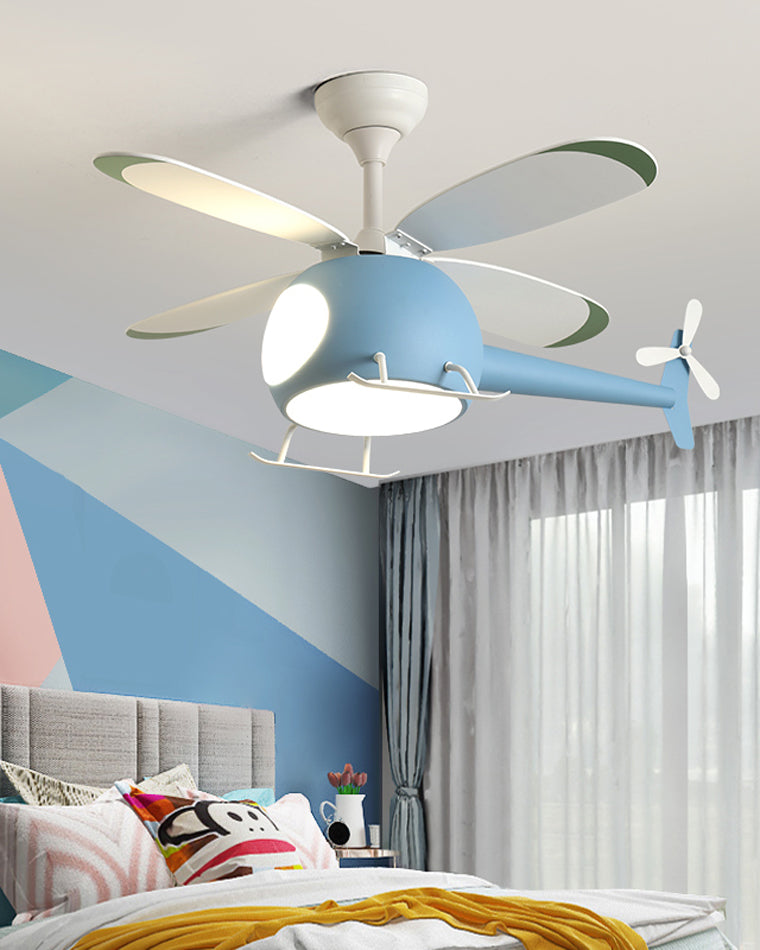 Kids Helicopter LED Ceiling Light - LM1076 - Lumora