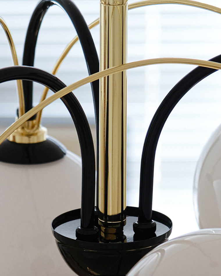 French Retro Art Deco Globe Chandelier - LM1107 - Lumora