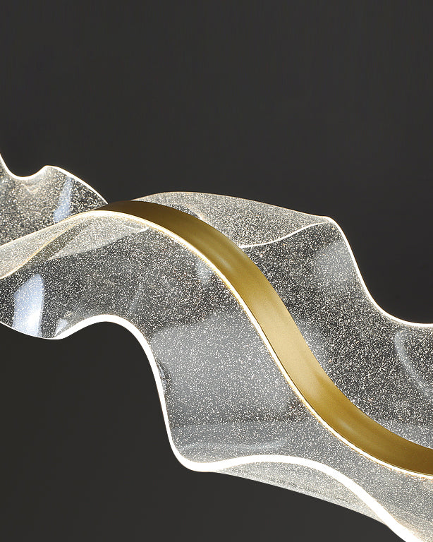 Gold LED Linear Chandelier - LM1116