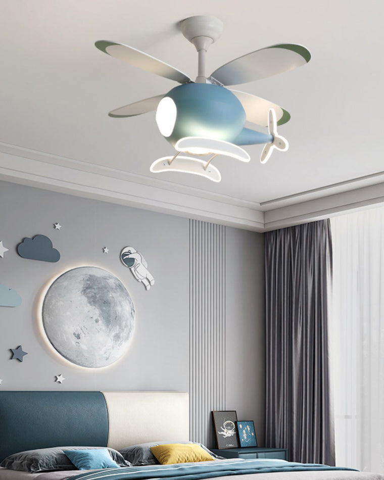 Kids Helicopter LED Ceiling Light - LM1076 - Lumora