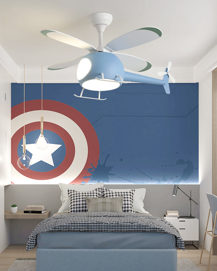 Kids Helicopter LED Ceiling Light - LM1076 - Lumora