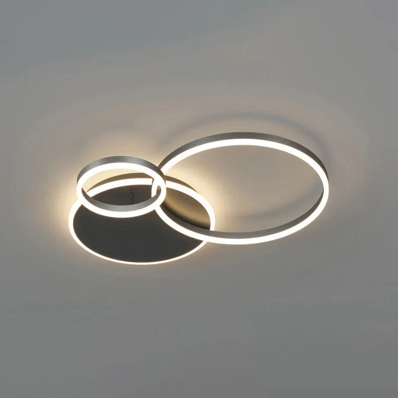 Gold Circular LED Ring Chandelier - LM1020 - Lumora