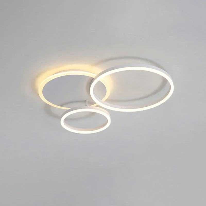 Gold Circular LED Ring Chandelier - LM1020 - Lumora