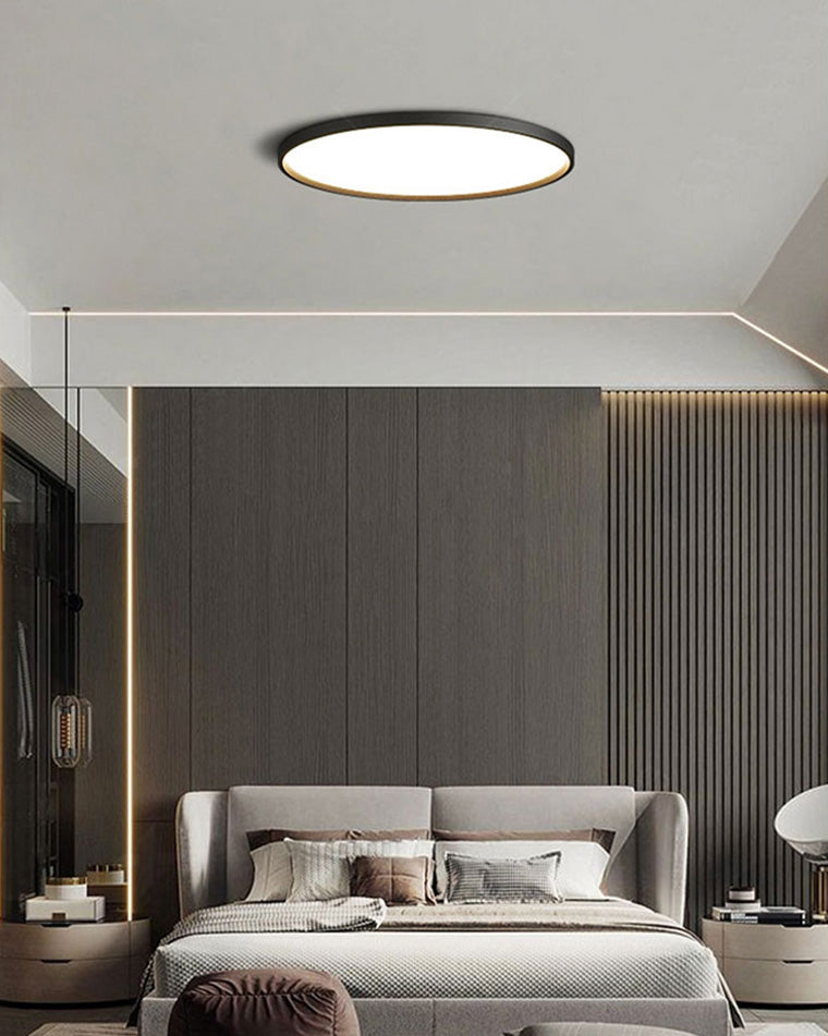 Flat Round Flush Mount Ceiling Light-LM1046