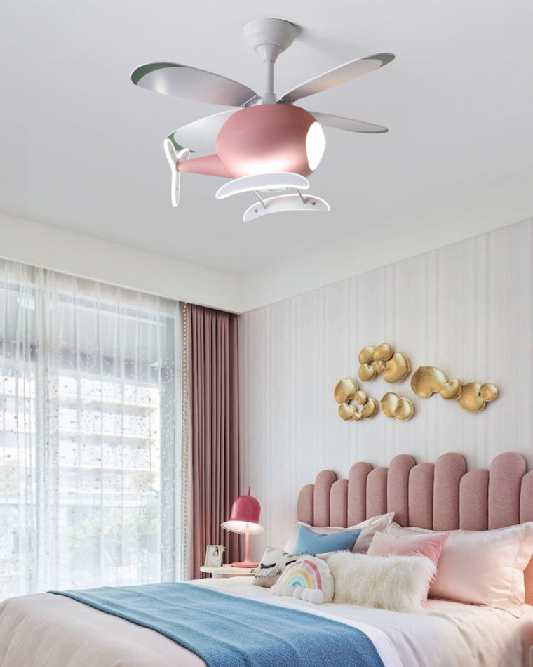 Kids Helicopter LED Ceiling Light - LM1076 - Lumora