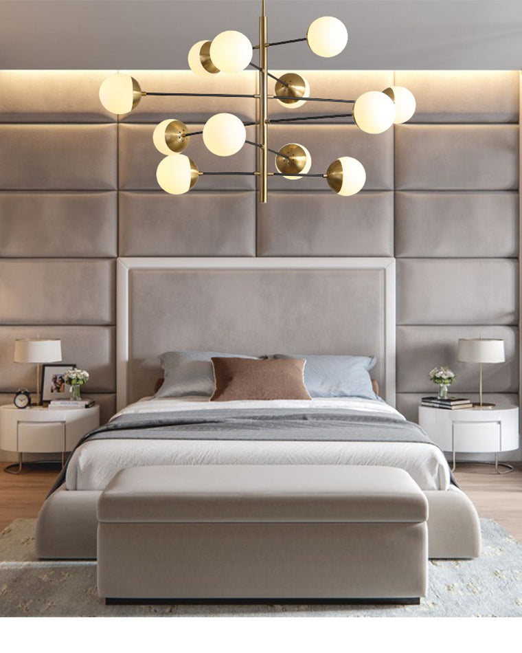 Aurora Sphere Luxe Gold Chandelier - LM1101 - Lumora
