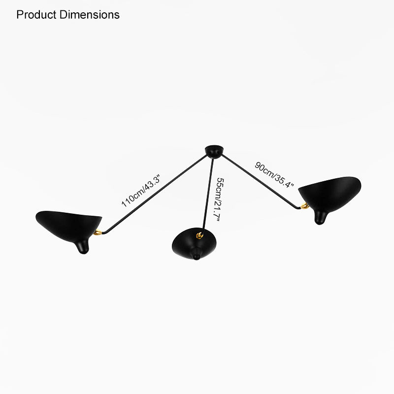 Nordic Spider Multi-Arm Chandelier - LM1028 - Lumora